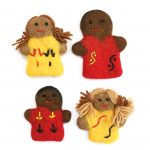 Aboriginal Family Finger Puppet (Set Of 4)