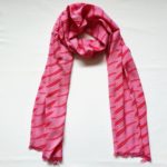 Marran (Leaf) Hot Pink Scarf