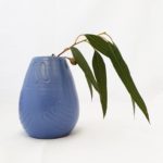 Small Blue Vase with Land Symbol