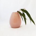 Small Pink Vase with Land Symbol